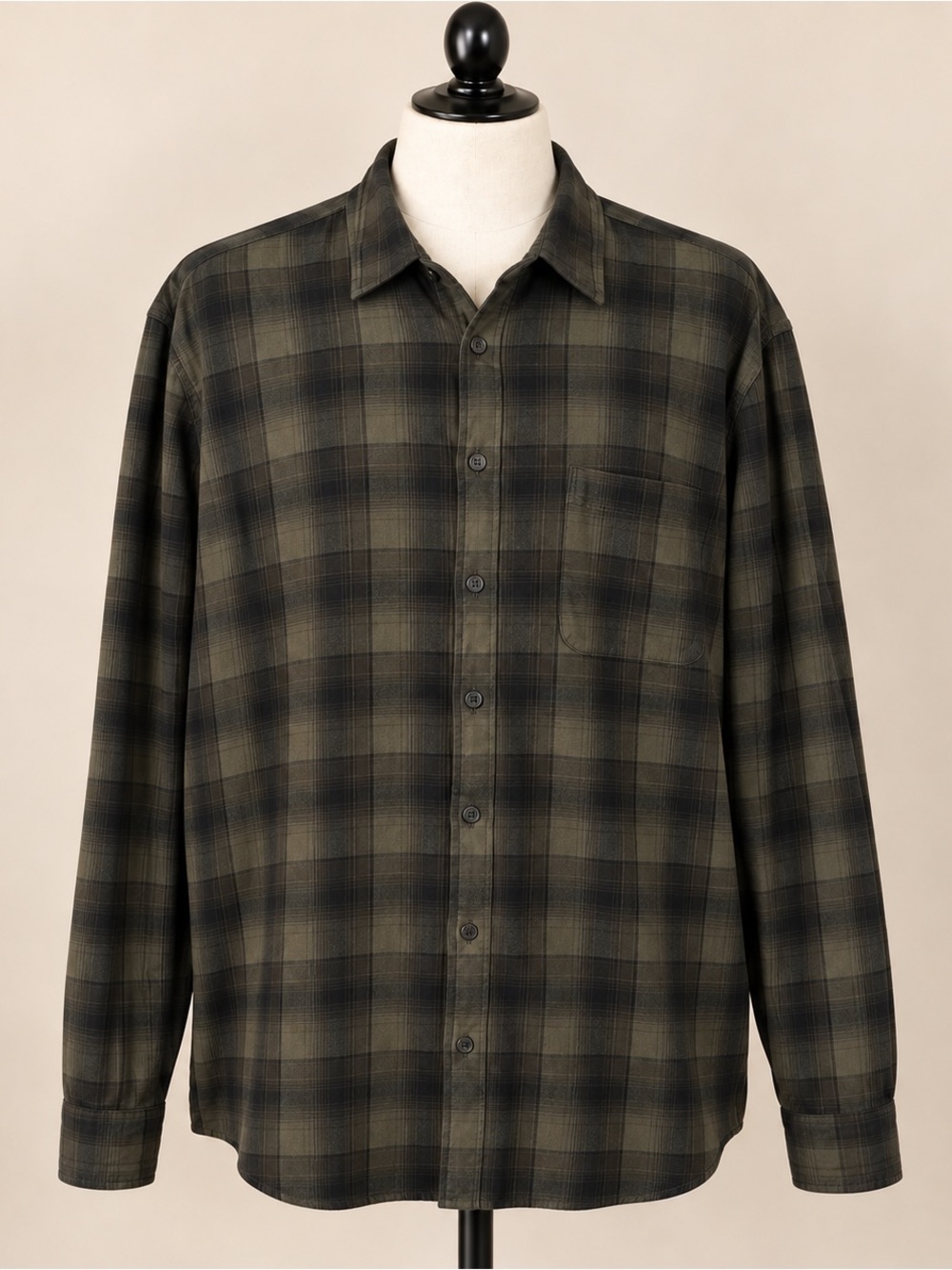 NWT Seriously Soft Flannel green plaid xxl